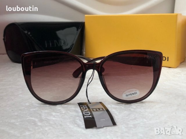 Fendi 2022 дамски слънчеви очила тип котка с лого, снимка 2 - Слънчеви и диоптрични очила - 37110238