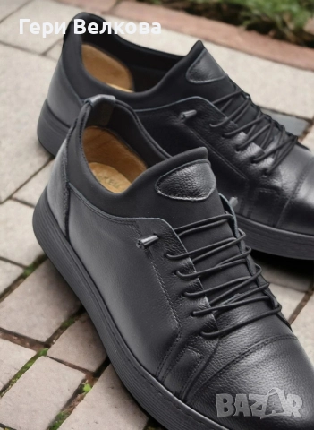 Естествена кожа унисекс спортни обувки с ортопедична подметка и стелка