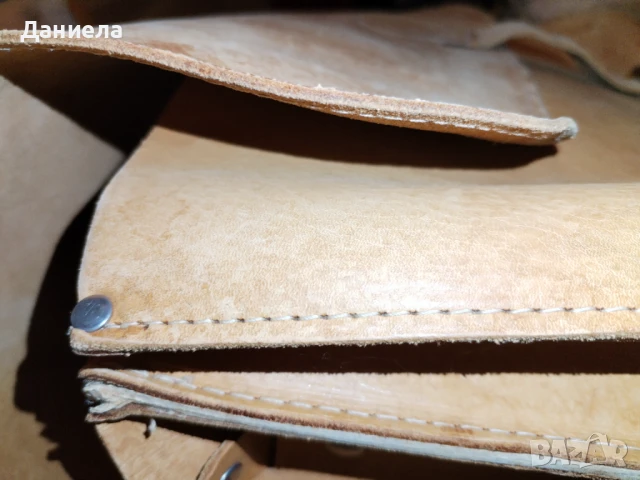 Кожена чанта, снимка 4 - Чанти - 50758995