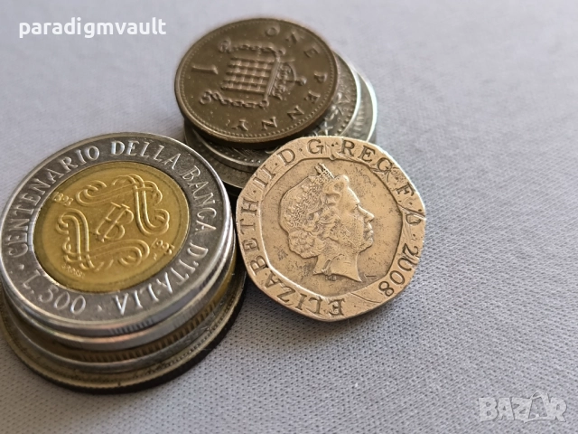 Монета - Великобритания - 20 пенса | 2008г., снимка 2 - Нумизматика и бонистика - 52943068