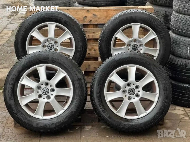 5х112 15 VW Golf 5 Bora Caddy Jetta Touran Vento 5x112 ЕТ 45 J 6 Централен отвор 57.1 със втулки 195