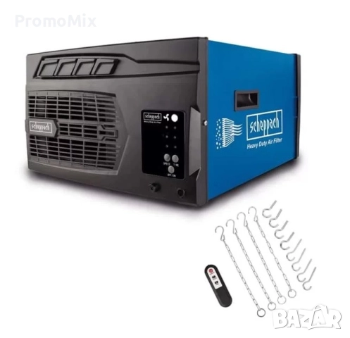 Пречиствател на въздух за работилници Scheppach HDA14 110W Филтър за прах и стърготини, снимка 3 - Овлажнители и пречистватели за въздух - 52522764