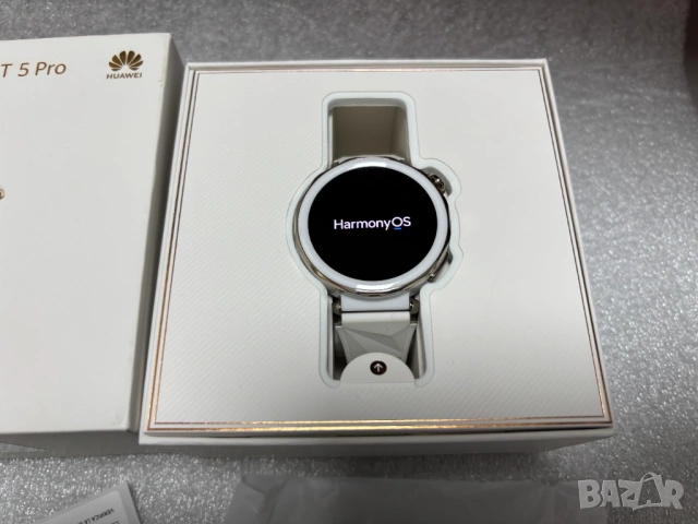 Перфектен! Смарт часовник Huawei GT5 Pro 42mm White, снимка 4 - Смарт часовници - 53112280