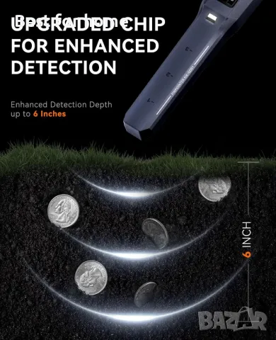  Акумулаторен пинпойнтер метален детектор SUNPOW, снимка 6 - Друга електроника - 49858745