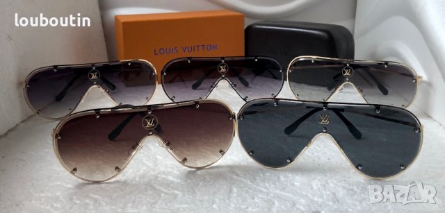 Louis Vuitton 2023 висок клас мъжки слънчеви очила маска, снимка 11 - Слънчеви и диоптрични очила - 38976897