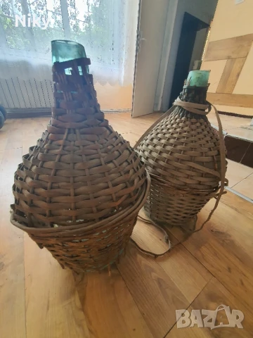 Стъклени дамаджани по 10 литра , снимка 3 - Бидони, бурета и бъчви - 50840758