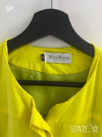MaxMara жълто късо шлиферче с подплата, снимка 4 - Шлифери - 40049680