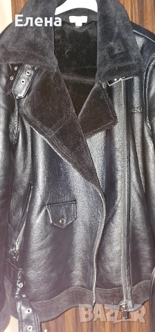 Кожено якето за зима , снимка 4 - Якета - 52669133