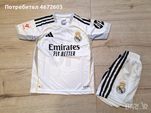 Детски екип на РЕАЛ М #Мбапе #10#сезон 25/26!, снимка 2 - Футбол - 52883916