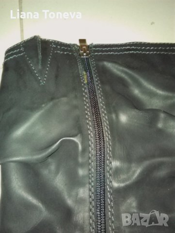 черни високи ботуши"Марко Тоцци", снимка 8 - Дамски ботуши - 27390816