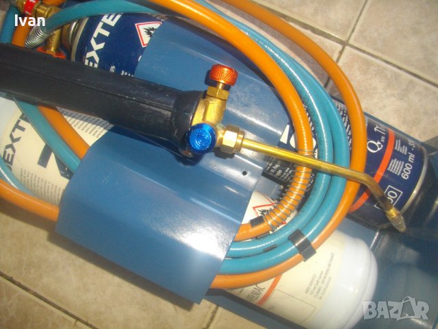 DEXTER-НОВ МИНИ ОКСИЖЕН Заваръчна Горелка-Пропан-Бутан/Кислород-Made in FRANCE-2023г-Пълни Бутилк, снимка 6 - Други инструменти - 42985279