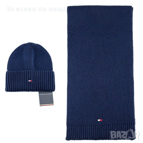 Tommy Hilfiger Комплект Зимен Шал И Зимна Шапка - Налични Различни Цветове Код SK429, снимка 4 - Шалове - 53027567