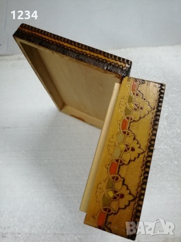 Дървена кутия 26 х 15.5 h 7 , снимка 3 - Други стоки за дома - 32328064