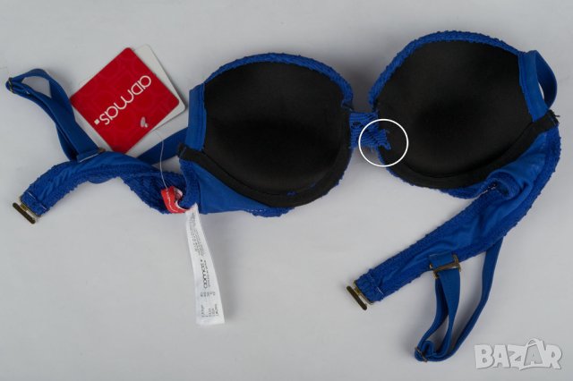 Син дамски бански от две части Admas - S/M, снимка 5 - Бански костюми - 43128421