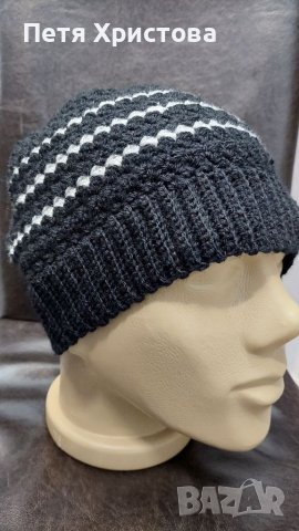 Ръчно изплетени шапки, снимка 17 - Шалове - 38393060