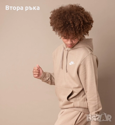 Nike fleece горнище мъжка оригинален , снимка 4 - Спортни дрехи, екипи - 52630926