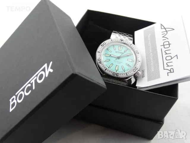 ВОСТОК АМФИБИЯ АВТОМАТИЧЕН-"TIFFANY" ref: 70088В, снимка 4 - Мъжки - 48082149