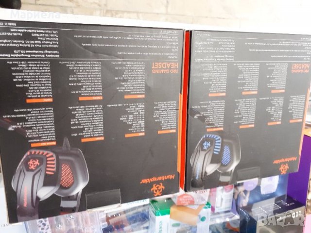 Hunterspider PRO V-6 Gaming Headset Stereo Gaming Headset за PS4, PC, Xbox One, снимка 7 - Слушалки и портативни колонки - 39939866
