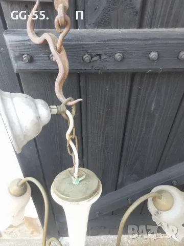 Полилей с порцелан, снимка 3 - Полилеи - 47621666