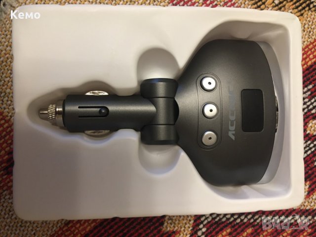 Троен разклонител за запалка с волтметър и USB, снимка 3 - Аксесоари и консумативи - 28971643