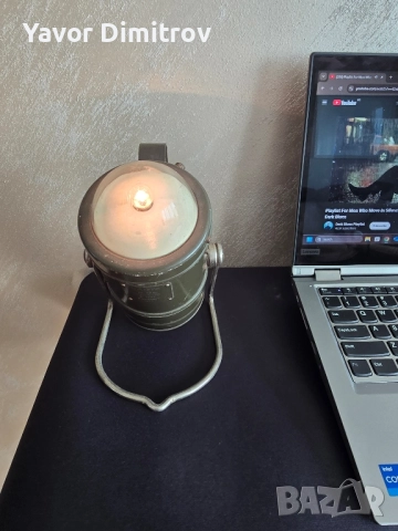 Vintage военен фенер Варта/ Varta, снимка 5 - Колекции - 52428751