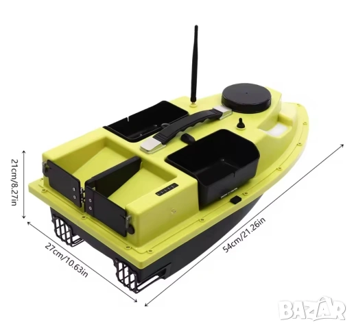 Лодка за захранка с 99 точков GPS , снимка 4 - Стръв и захранки - 53445589