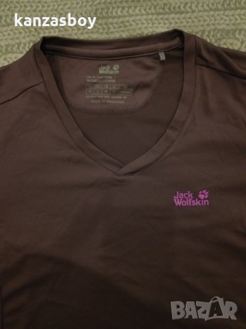 jack wolfskin qmc - страхотна дамска тениска КАТО НОВА, снимка 2 - Тениски - 35506320