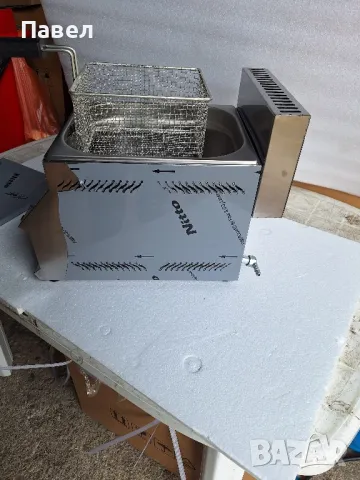 Фритюрник 5,5л. газов -Нов, снимка 6 - Обзавеждане на кухня - 50015357