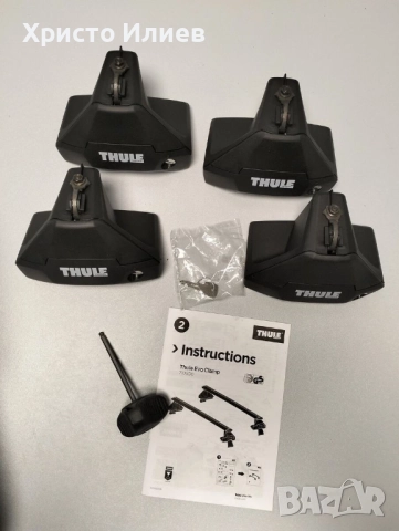 Захвати за напречни греди Thule Evo Clamp 7105, снимка 6 - Аксесоари и консумативи - 52846242