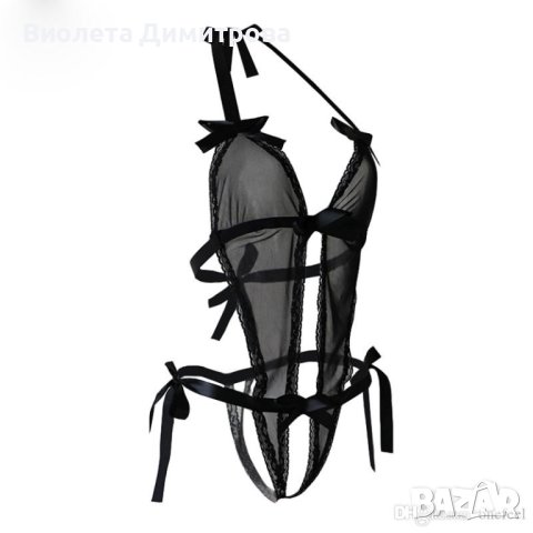 B1193 Еротично боди. Секси боди за дами. Боди с отворено дъно. Съблазнително дамско боди, снимка 5 - Бельо - 35042589