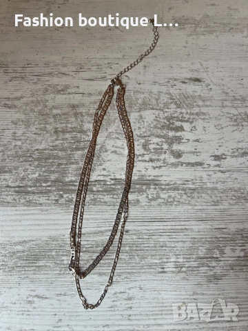 Дамско сребърно двойно синджирче което се носи като колие ❤️, снимка 4 - Колиета, медальони, синджири - 52412319