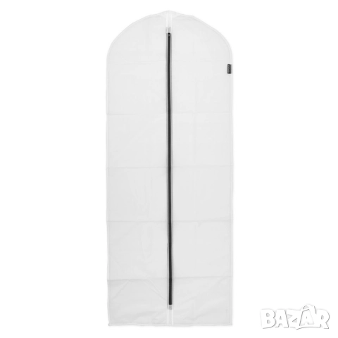 Комплект калъфи за дрехи Brabantia, paзмepи M/L/XL, Transparent/Grey, 2 броя, снимка 10 - Други стоки за дома - 52098710