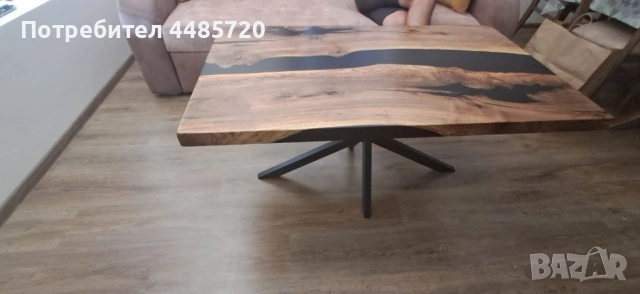 маси и плотове от масив с епоксидна смола