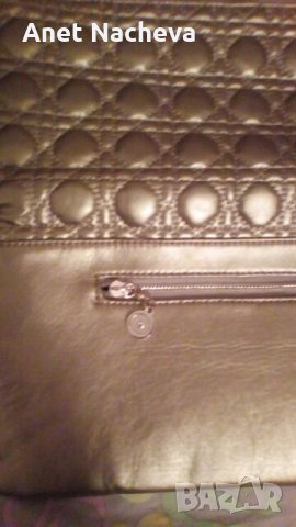  Чанта официална или ежедневна, златиста , снимка 3 - Чанти - 27111630
