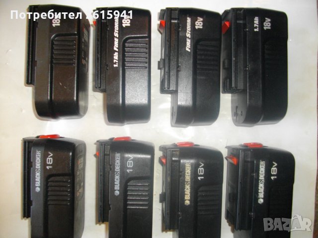 18 Волта-Добра Батерия-Black Decker-Блек Декер-Тип Шейна-Английска, снимка 3 - Други инструменти - 28366864