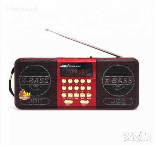 JOC, Портативна аудио система, Преносимо ФМ Радио, USB, SD card, MP3 Bluetooth , снимка 3 - Други - 28708230