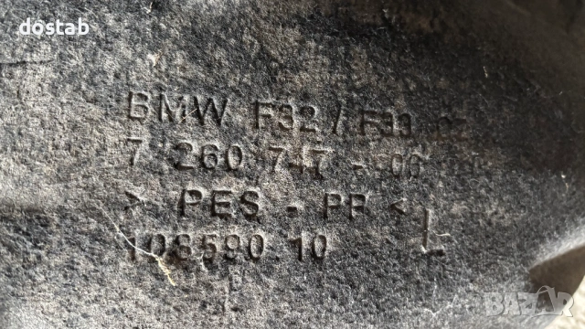 Под калник за bmw 4 F32 F33, снимка 3 - Части - 53443893