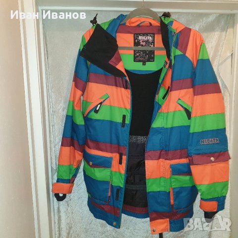 Ски/сноуборд яке Nikita Vibrant - многоцветно.. Водоустойчив размер S-M, снимка 2 - Якета - 43677016