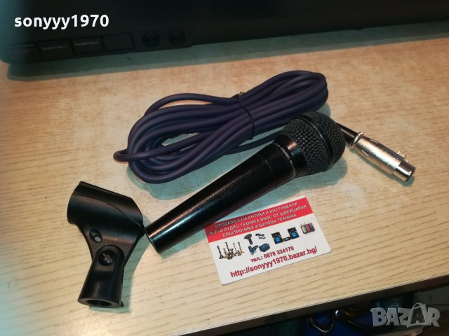 dynacord-profi mic с кабел и държач 2003211732, снимка 3 - Микрофони - 32238494