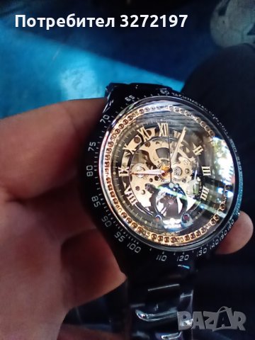 WINNER автоматичен часовник,циферблат скелет, снимка 5 - Мъжки - 40845034