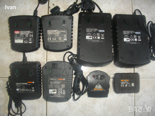 Зарядно-Li-ion-12,8V-14,4V-16,8V-18V-21V-DURO-MEISTER-WORKZONE-Литий-Йон-12-21 Волта, снимка 7 - Други инструменти - 36527814