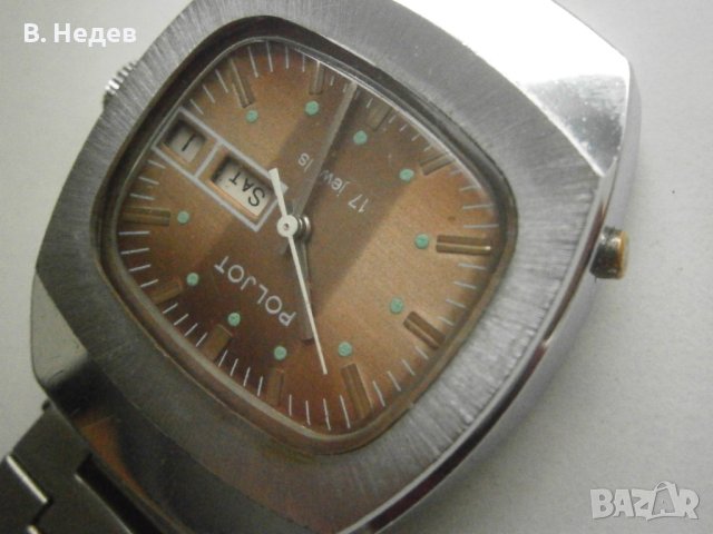 POLJOT, 23 jewels, made in USSR, day-date quickset!, снимка 3 - Мъжки - 43240460