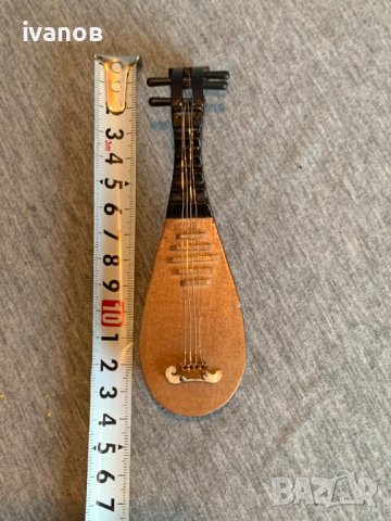  Мини модел на мандолина, снимка 2 - Антикварни и старинни предмети - 43919068