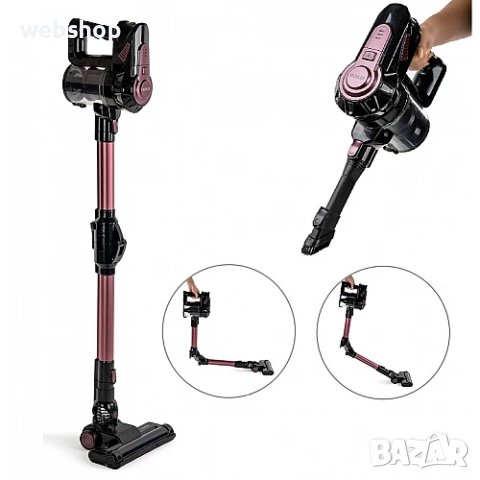 Вертикална безжична прахосмукачка Muhler без торба , ГАРАНЦИЯ 24 МЕСЕЦА, снимка 2 - Прахосмукачки - 43449375