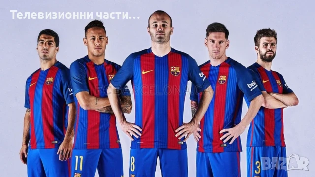 Оригинална футболна тениска Барселона Barcelona Nike 776834-481 домакински екип 2016/2017, снимка 17 - Спортни дрехи, екипи - 50672624