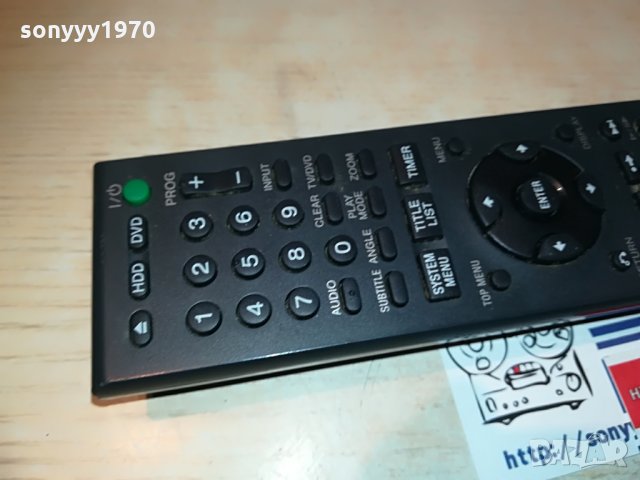поръчано-SONY RDR/HDD/DVD/REMOTE CONTROL-ЗА ЗАПИСВАчКА, снимка 3 - Дистанционни - 29067048