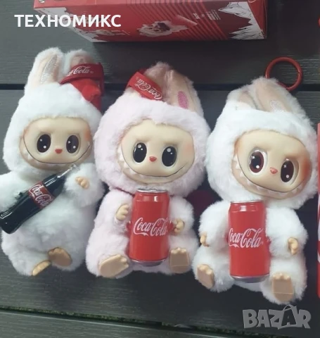 Фигурка Labubu PopMart Cola, произволен цвят, 20 см, снимка 16 - Колекции - 51338188