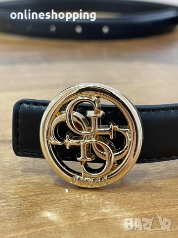 **НОВИ** луксозни GUESS кожени колани в 2 различни цвята, снимка 3 - Колани - 52856328