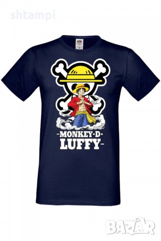Мъжка тениска One Piece 07,Анимация,игра,Празник,Повод,, снимка 6 - Тениски - 38122097