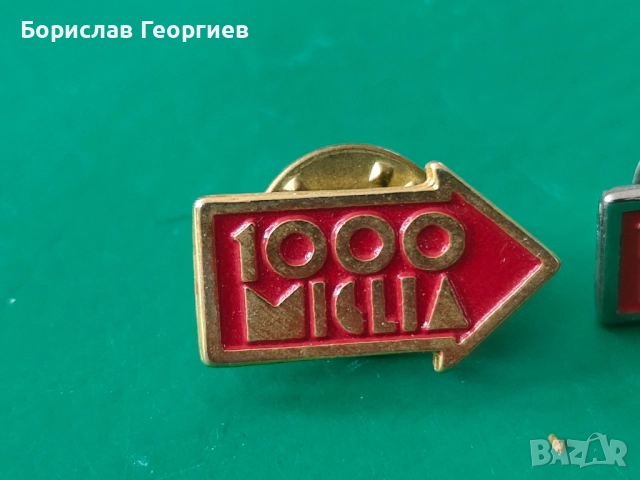 Стари автомобилни значки 1000 Miglia, снимка 2 - Колекции - 51743028
